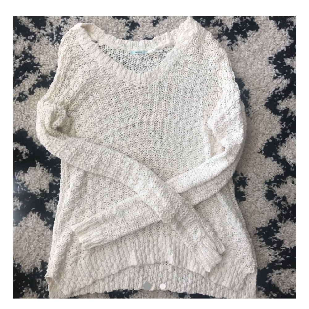 Urban Outfitters Kimich Blue White Knitted Sweater